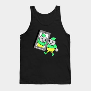 Phone Pebble Tank Top